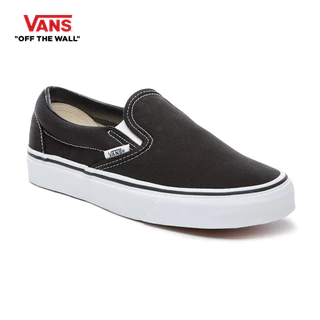 VANS CLASSIC SLIP-ON - BLACK รองเท้า ผ้าใบ VANS ชาย หญิง