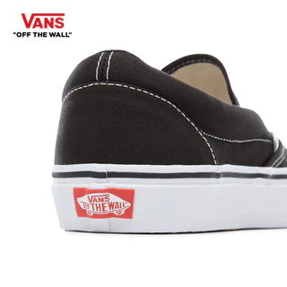 VANS CLASSIC SLIP-ON - BLACK รองเท้า ผ้าใบ VANS ชาย หญิง