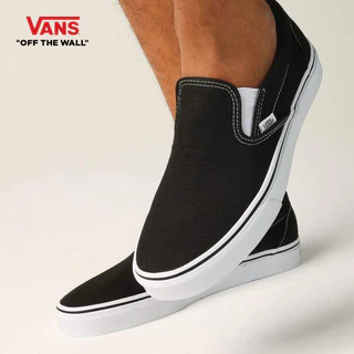 VANS CLASSIC SLIP-ON - BLACK รองเท้า ผ้าใบ VANS ชาย หญิง