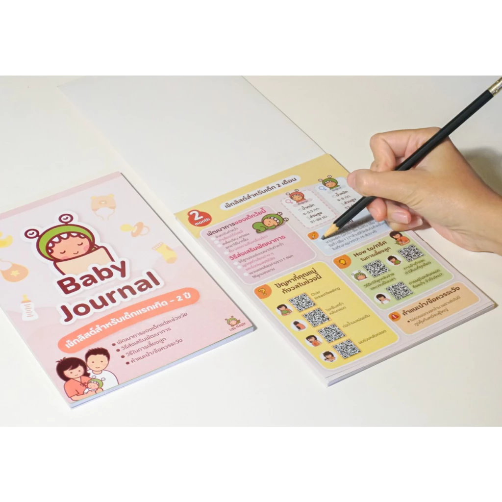 สมุดฉีก Baby Journal | ยอดขายกว่า 30,000 เล่ม | Newborn Checklist | เช็คลิสต์เด็กแรกเกิด | Little Monster thumbnail 3