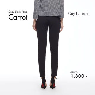 Guy Laroche - Cozy Carrot Pants กางเกงผู้หญิง ขายาว ทรงสลิม สีดำ G9X7BL