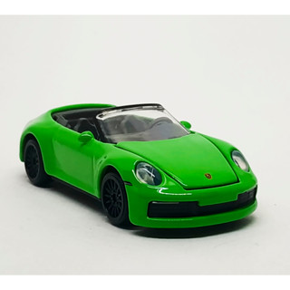 Majorette Porsche 911 Carrera S Cabriolet Green ล้อ 7VSBGL Scale 1/60 (8cm) ไม่มี package