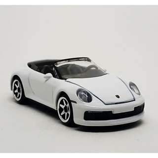 Majorette Porsche 911 Carrera S Cabriolet White ล้อ 6SC Scale 1/60 (8cm) ไม่มี package