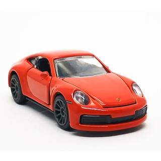 Majorette Porsche 911 Carrera S Red ล้อ RT5UG Scale 1/60 (8cm) ไม่มี package