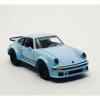 Majorette Porsche 934 Light Blue ล้อ RT5FSB Scale 1/57 (8cm) ไม่มี package