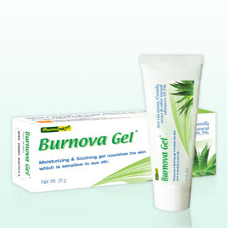 BURNOVA GEL PLUSเบอร์นโนว่า เจล พลัส เจลบำรุงผิวหน้าสูตรออร์แกนิค ช่วยบำรุงผิวที่เป็นสิว รอยแดงจากสิว ผิวแพ้ง่าย