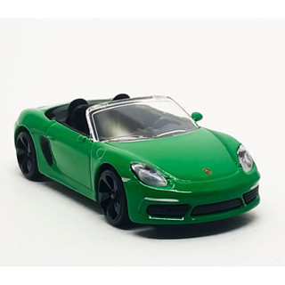 Majorette Porsche 718 Boxster (one side mirror) Dark Green ล้อ 5LTSB Scale 1/58 (8cm) ไม่มี package