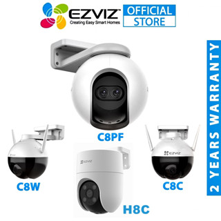 🔥โปรแรง ส่งฟรี🔥⚡️กล้องวงจรปิดไร้สาย⚡️EZVIZ รุ่น C8C / H8C / C8PF / C8W / 2MP,4MP Wi-Fi Camera ประกัน 2 ปี