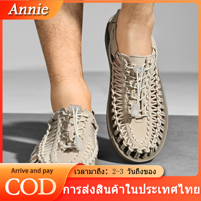 🔥Ainne🔥【🚚จัดส่งรวดเร็วราคาถูก】ชาย หญิง รองเท้าแตะรัดส้น รองเท้าใหญ่ ส่งรวดเร็ว 10DD315