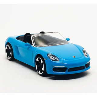 Majorette Porsche 718 Boxster Blue ล้อ 5LTS2T Scale 1/58 (8cm) ไม่มี package