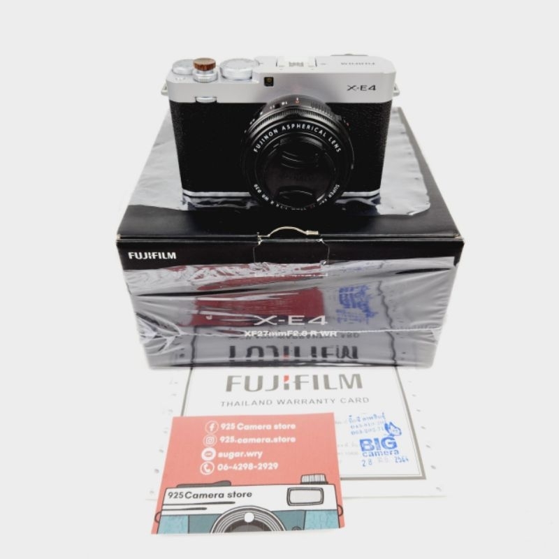 FUJIFILM X-E4 + 27mm f2.8 WR ประกันเหลือ