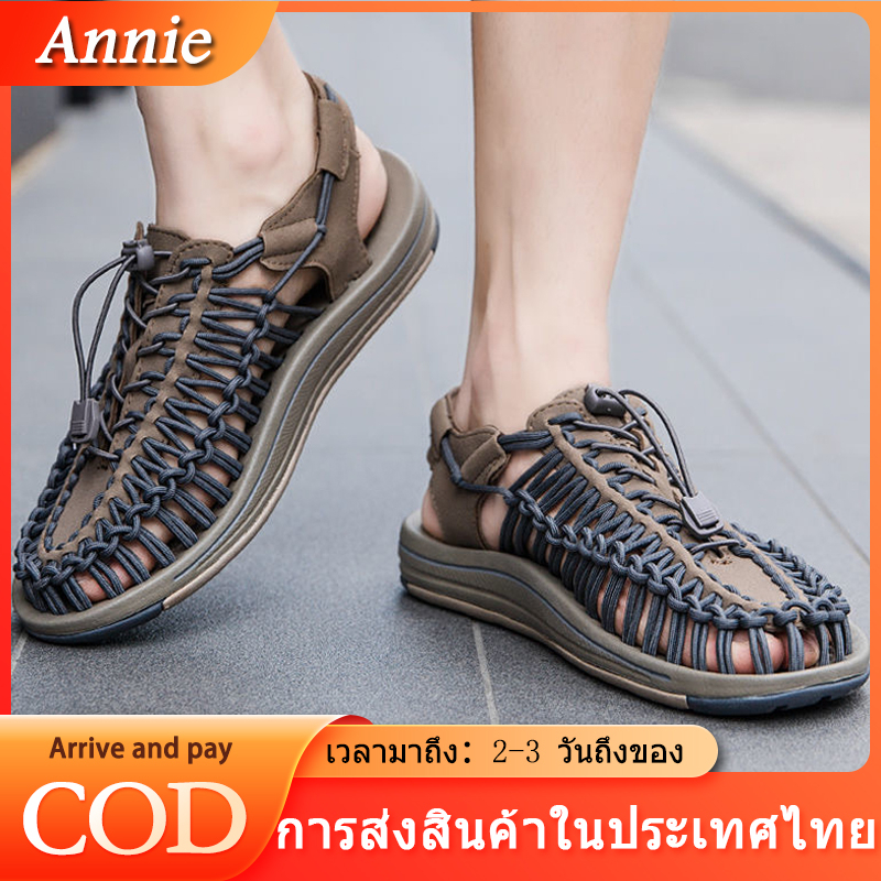 🔥Ainne🔥【🚚จัดส่งรวดเร็วราคาถูก】ชาย หญิง รองเท้าแตะรัดส้น รองเท้าใหญ่ ส่งรวดเร็ว 10DD315