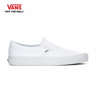 VANS CLASSIC SLIP-ON TRUE WHITE รองเท้า ผ้าใบ VANS ชาย หญิง
