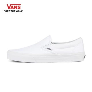 VANS CLASSIC SLIP-ON TRUE WHITE รองเท้า ผ้าใบ VANS ชาย หญิง