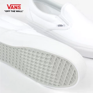 VANS CLASSIC SLIP-ON TRUE WHITE รองเท้า ผ้าใบ VANS ชาย หญิง