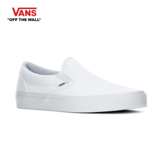 VANS CLASSIC SLIP-ON TRUE WHITE รองเท้า ผ้าใบ VANS ชาย หญิง