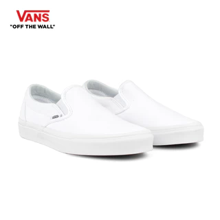 VANS CLASSIC SLIP-ON TRUE WHITE รองเท้า ผ้าใบ VANS ชาย หญิง