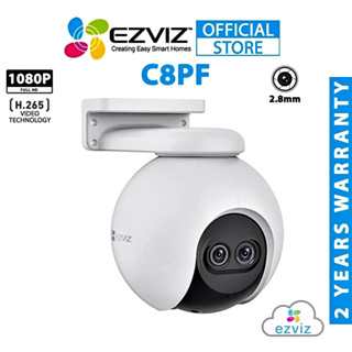 ⚡️กล้องวงจรปิดไร้สาย⚡️EZVIZ รุ่น C8PF 2MP Dual-Lens PT Wi-Fi Camera H.265 เลนส์คู่อัจฉริยะ แบบหมุนได้