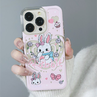 ❤️จัดส่งทันที❤️เคสไอโฟน11/12/13/14 Pro max น่ารัก Cute Pink love Bunny Case For iPhone 11,12,13,14,14PM,13PM