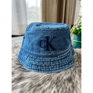 หมวก CK Denim Calvin Klein Bucket Hat วัสดุ Organic Cotton 100% ทรงบักเกต