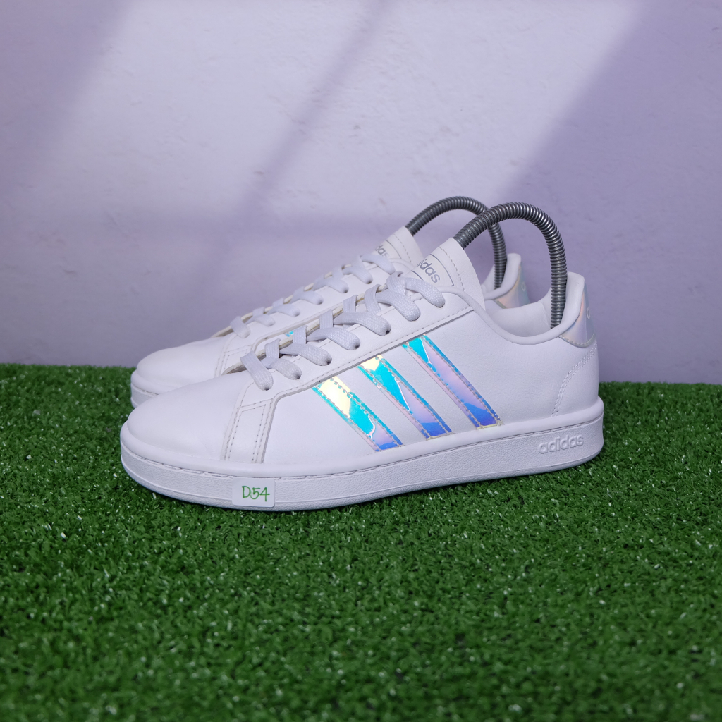 ( 37/23 cm ) Adidas neo Essentials Grand Court รองเท้าผ้าใบอดิดาส รองเท้าแฟชั่นลำลองผู้หญิง มือ2ของแท้💯