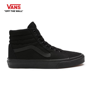 VANS SK8-HI - BLACK/BLACK/BLACK รองเท้า ผ้าใบ VANS ชาย หญิง