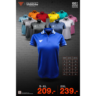 VERSUS-VA6604W-มี10สี เสื้อโปโลผู้หญิง เสื้อทำงาน