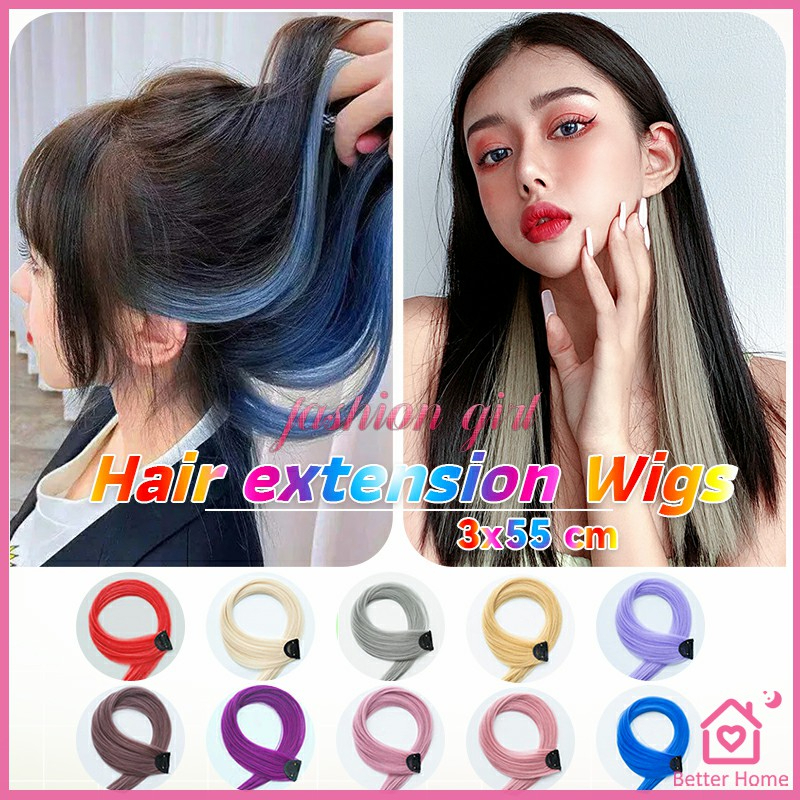 ช่อผมไฮไลท์ กิ๊บไฮไลท์ ติดง่าย พร้อมส่ง color wig