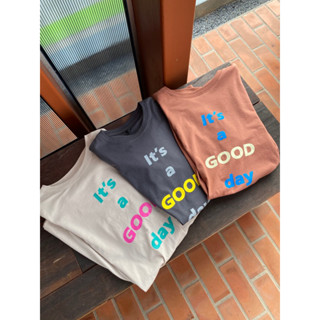 i-Closet เสื้อยืดคอกลมแขนสั้น It’s a good day