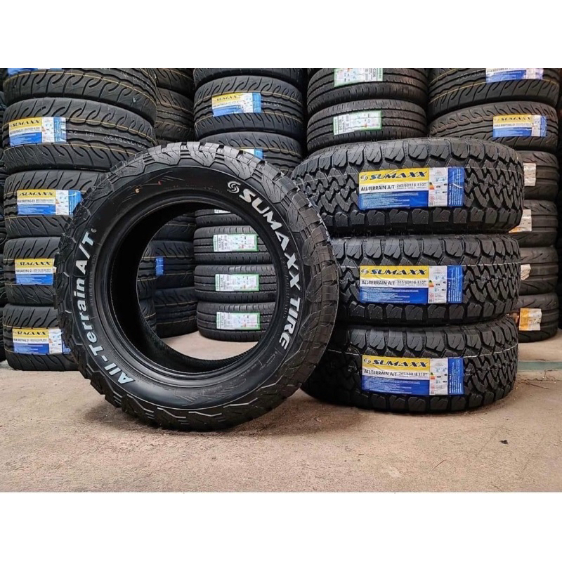 ยาง Sumax AT ปี24 ราคาสี่เส้น ดุดันไม่เกรงใจใคร มีสามขนาด 265/70-16 265/60-18, 275/55-20 พร้อมลุย