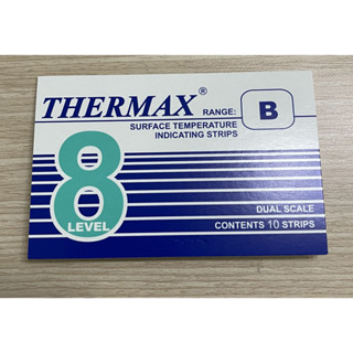 Thermo Strips 8 Level Level, B ,C,D,E กระดาษวัดอุณภูมิ ยี่ห้อ Thermax ประเทศอังกฤษ