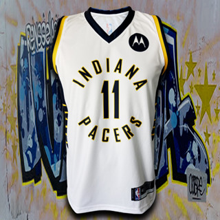 เสื้อบาส เสือบาสเกตบอล NBA Indiana Pacers ทีม อินเดียนา เพเซอร์ส #BK0046 รุ่น Association Domantas Sabonis#11 ไซส์ S-5XL