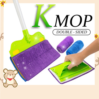 K-Mop ไม้เช็ดกระจก ไม้กวาด ไม้ถู 2 ด้าน