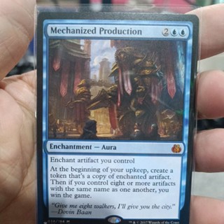 Mechanized Production MTG Single Card