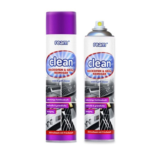 Ream clean backofen grill สเปรย์ขจัดคราบน้ำมันฆ่าเชื้อแบคทีเรีย