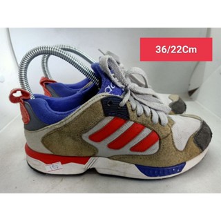 Adidas Size 36 ยาว 22 รองเท้ามือสอง ผู้หญิง ผู้ชาย ผ้าใบ แฟชั่น ทำงาน ลำลอง เดิน  เที่ยว วิ่ง ออกกำลังกาย