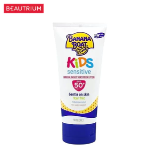 BANANA BOAT Kids Sensitive Mineral Based Sunscreen Lotion SPF50+ PA++++ โลชั่นกันแดด 90ml