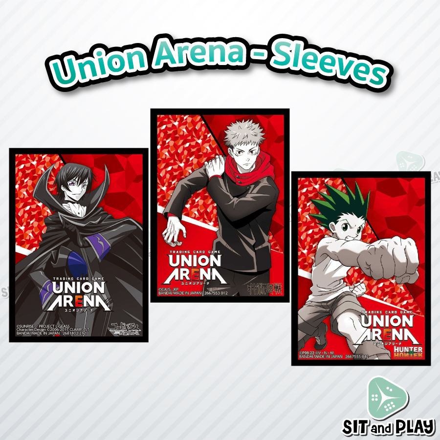 Union Arena - Sleeves - Code Geass / Jujutsu Kaisen / Hunter x Hunter