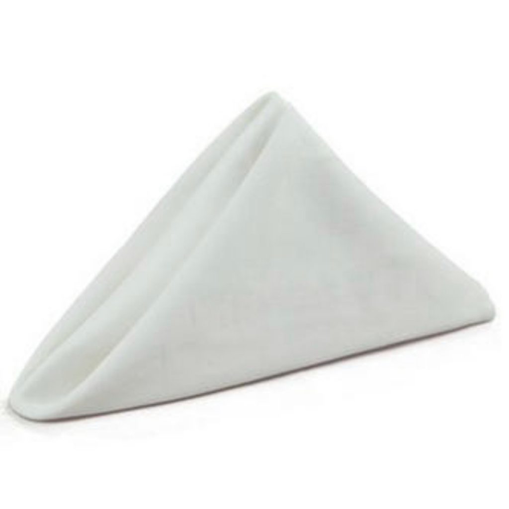 ผ้าเช็ดปากโรงแรม ร้านอาหาร แน๊ปกิ้น Napkins สีขาว มี 2 ขนาด 22×22 , 17×17 นิ้ว