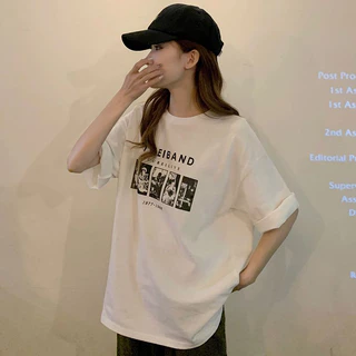 aililai1688 🍒เสื้อยืด THEIBAND สไตล์เก๋ๆ น่ารัก เสื้อยืดผ้านิ่ม ไม่หนาไม่บาง แขนสั้น เนื้อผ้าฝ้าย