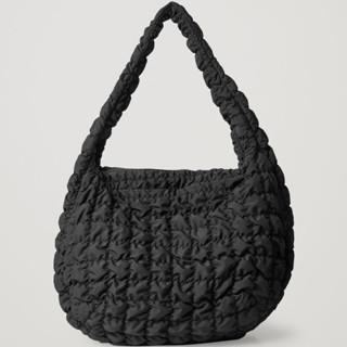 Cos Oversize Quilted Bag "Black"