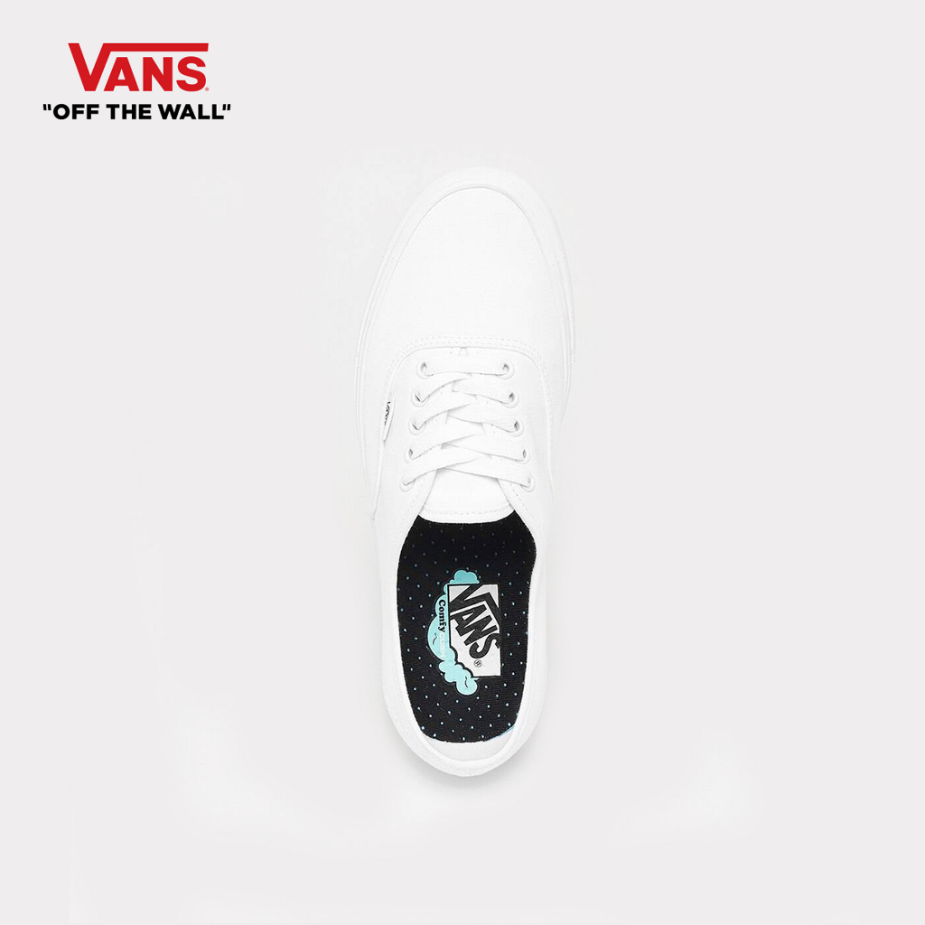 VANS COMFYCUSH AUTHENTIC - (CLASSIC) TRUE WHITE/TRUE WHITE รองเท้า ผ้าใบ VANS ชาย หญิง