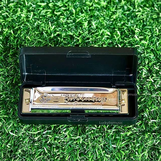 [โค้ดส่วนลด-📸] เมาท์ออแกน Harmonica ฮาร์โมนิก้า Harmonica Golden Cup 10 ช่อง เลือกคีย์ได้ สีเงิน