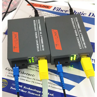 ( แพค 1 คู่ ) Netlink Media Converter 1000 MBPS HTB-GS-03(A+B) 20KM/ netlink มีเดีย คอนเวอร์เตอร์