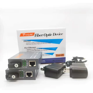 ( แพค 1 คู่ ) Netlink Media Converter 1000 MBPS HTB-GS-03(A+B) 20KM/ netlink มีเดีย คอนเวอร์เตอร์