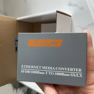 ( แพค 1 คู่ ) Netlink Media Converter 1000 MBPS HTB-GS-03(A+B) 20KM/ netlink มีเดีย คอนเวอร์เตอร์