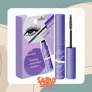 (1ชิ้น) OD9000 Odbo Pocket Size Mascara โอดีบีโอ พ็อกเก็ต ไซส์ มาสคาร่า