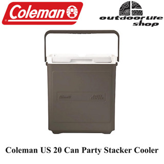 กระติก Coleman US 20 Can Party Stacker Cooler สีGrey