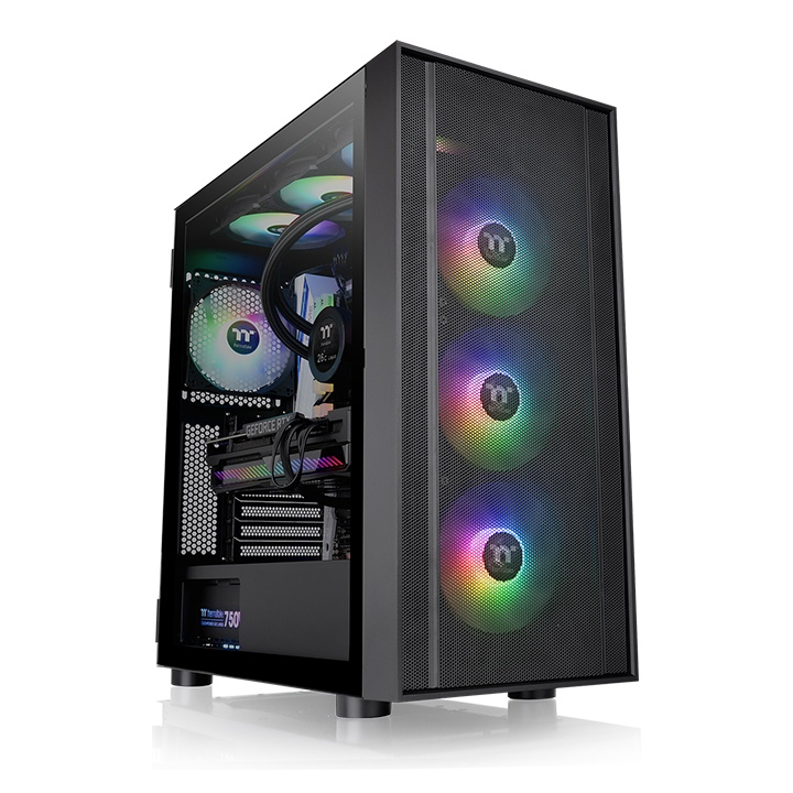 CASE (เคสเกมมิ่ง) THERMALTAKE H570 TG ARGB Mid Tower Chassis (CA-1T9-00M1WN-01)