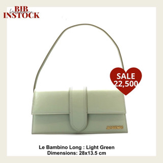 JACQUEMUS LE BAMBINO LONG LIGHT GREEN